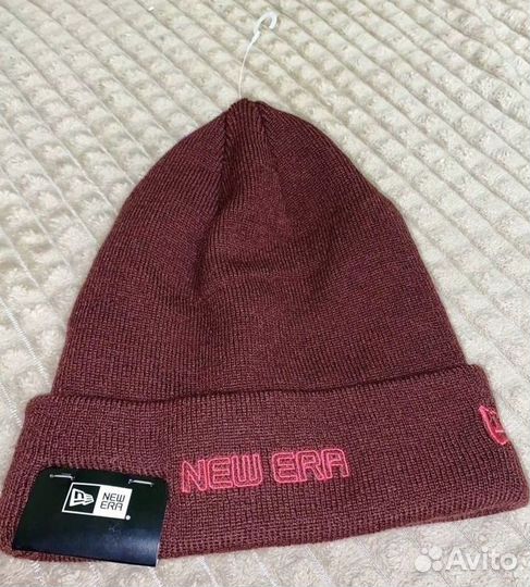 Шапка New Era Original. Бордовая. Новая