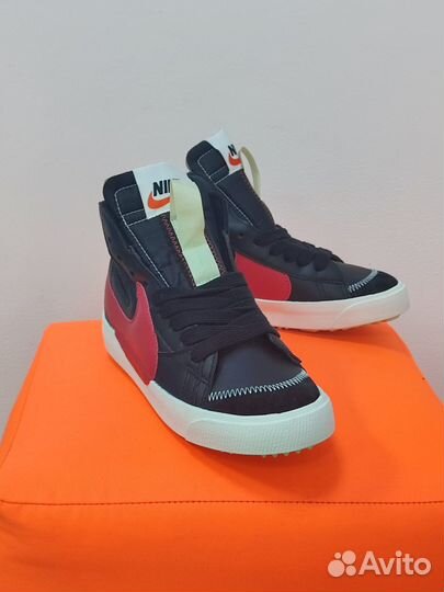 Кроссовки Nike Blazer Mid чёрные