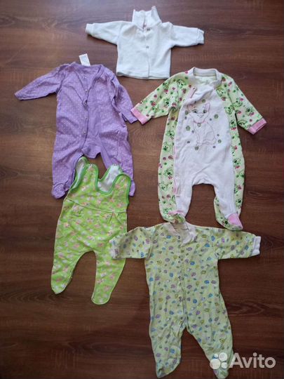 Детские вещи для девочки 56-62 размер