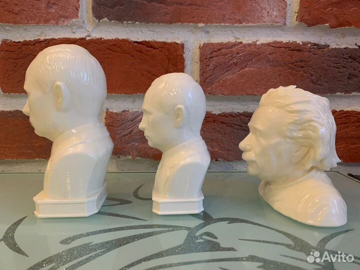 Бюст Путина В.В. и Эйнштейн А