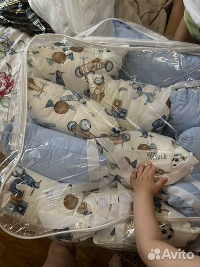 Бортики в детскую кроватку бу