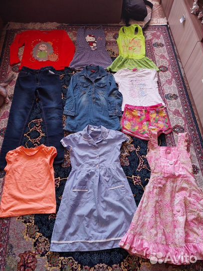 Вещи пакетом на девочку 5-6 и 7-8лет