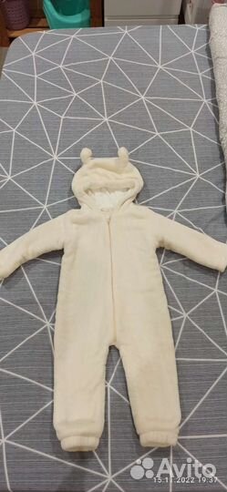 Комбинезон плюшевый 74