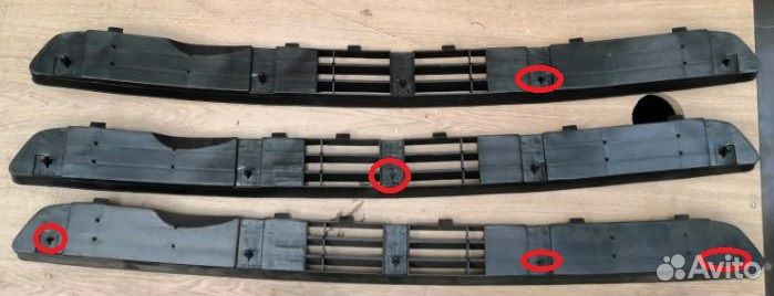 Решётка в передний бампер Audi 80 90 B3