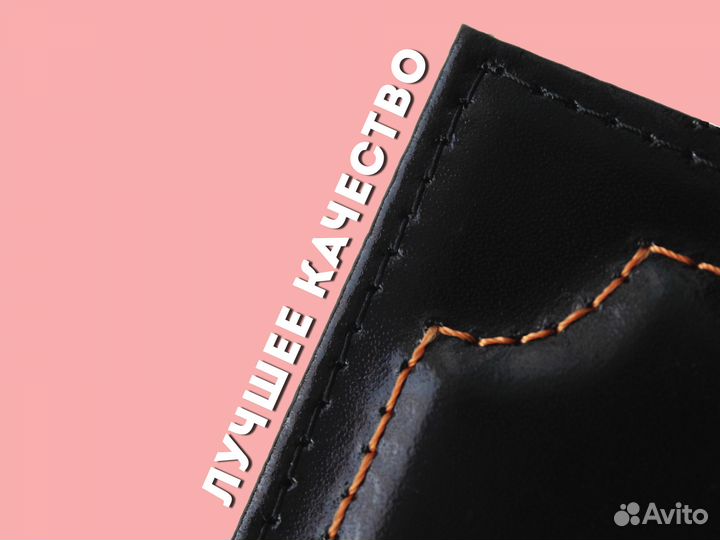 Кошелек под водительские права с маркой (серый)