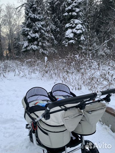 Коляска для двойни tfk