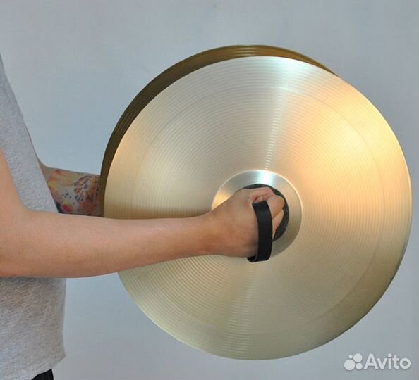 SOC-02 Ремни для оркестровых тарелок кожаные, Моз