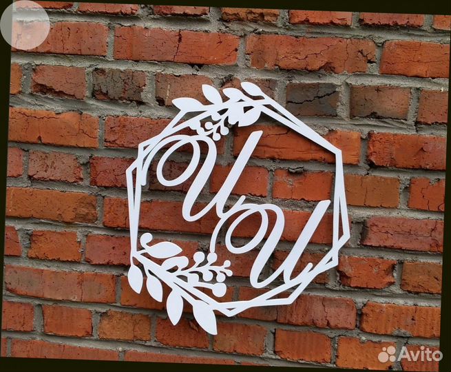 Монограмма на свадьбу / свадебный герб