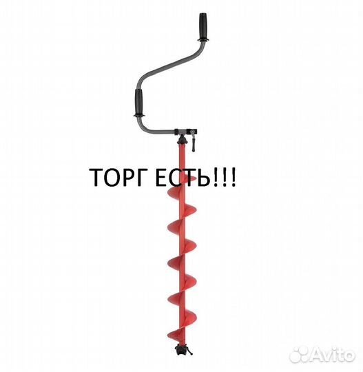 Ледобур buran 130L цельнотянутый шнек Тонар+чехол