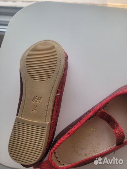 Новые балетки hm 24