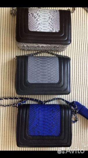 Новая сумка из питона ручная работа