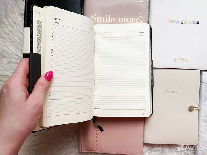 Ежедневник кожаный 2023 без дат блокнот планер