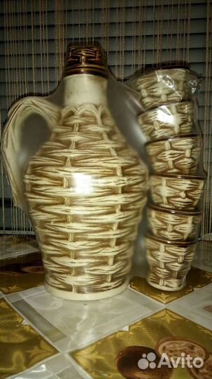 Набор кувшин/стопки