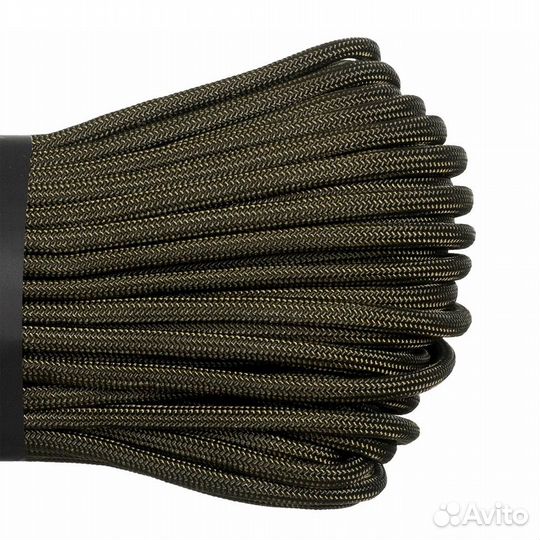 Веревка паракорд Cord 550 нейлон 30 м khaki