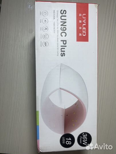 Лампа для ногтей uv LED sun9s plus