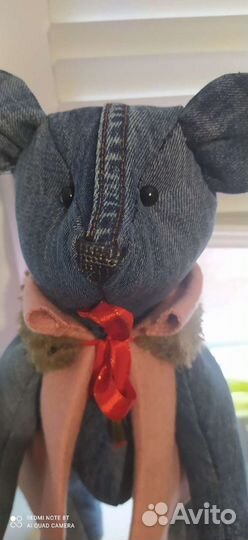 Мишка из джинсы