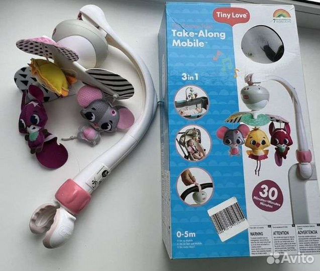 Музыкальный мобиль на кроватку tiny love