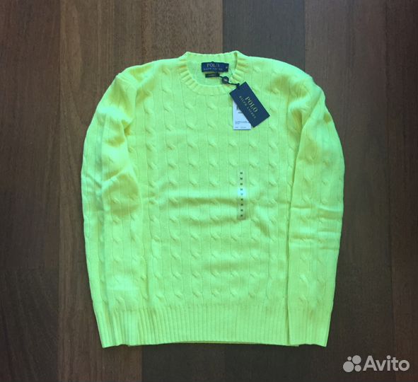 Свитер Polo Ralph Lauren Yellow Оригинал
