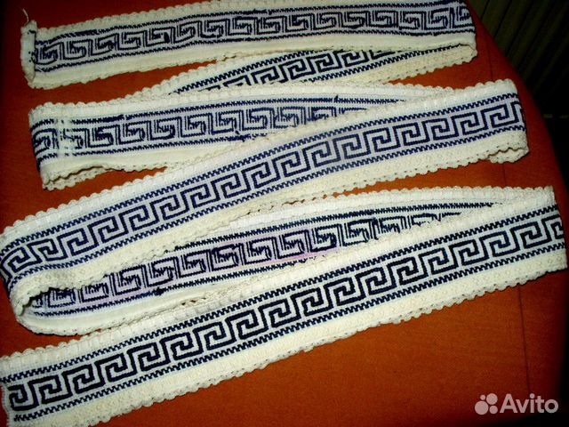 Тесьма винтажная, старинная, антикварная