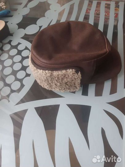 Кепка мужская кожанная