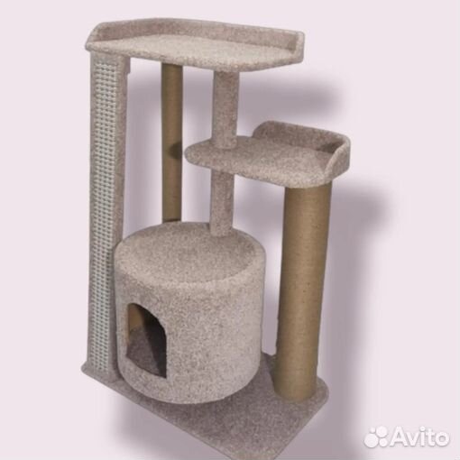 Когтеточка,крепкий игровой комплекс для кошек круп