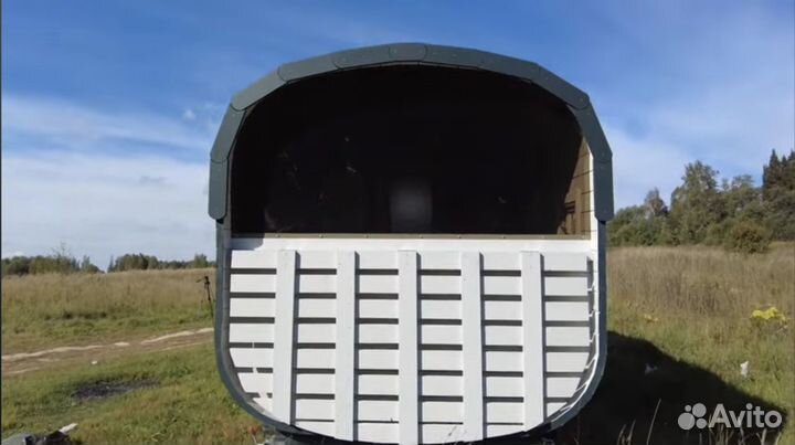 Баня бочка на колесах