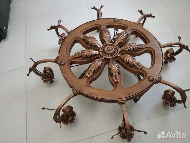 Кованая люстра