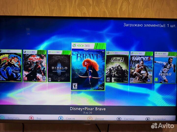 Xbox 360 250Gb 30 игр freeboot