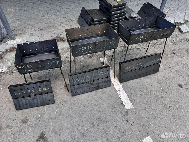 Мангал в чемодане на 6,8,10 шампуров