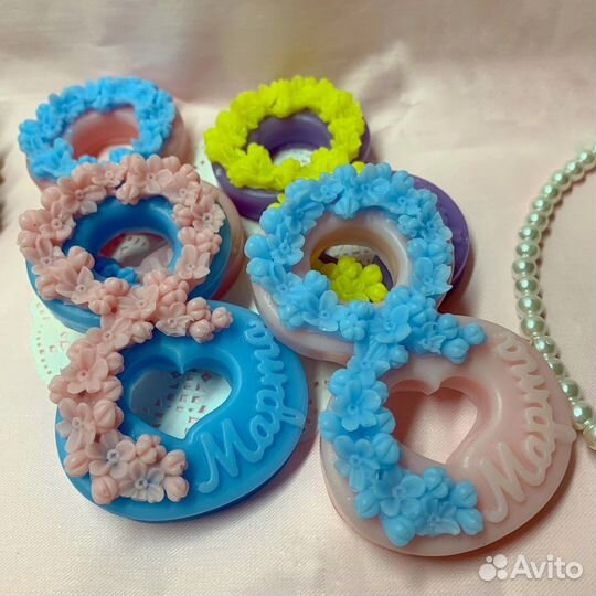 Мыло ручной работы 8 марта