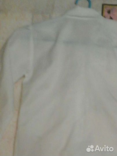 Блузка белая школьная 7лет
