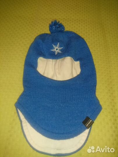 Шапка шлем детский зимний