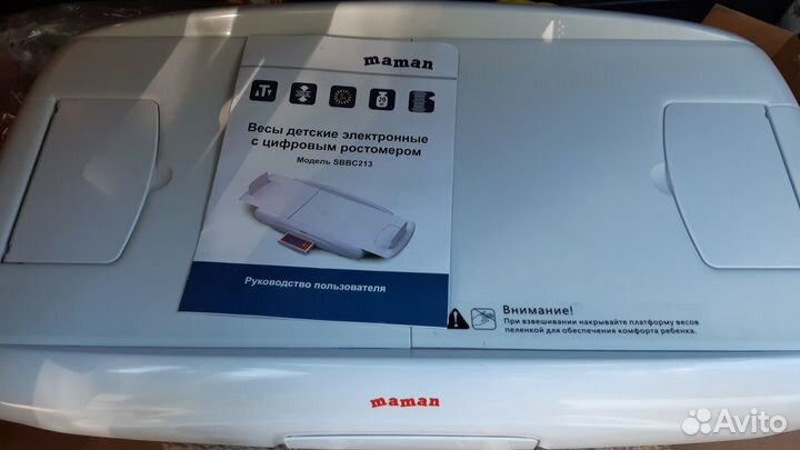 Электронные весы maman с цифровым ростометром