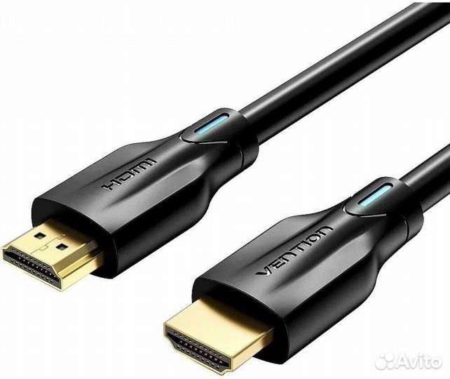 Кабель Vention hdmi 2.1 Cable 2M Black Metal Type