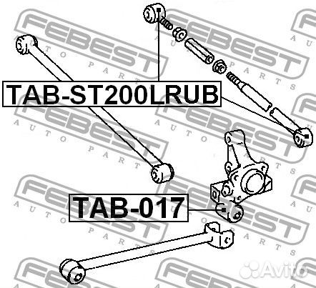 Tabst200lrub Сайлентблок febest tabst200lrub