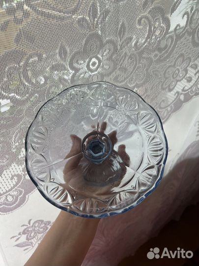 Ваза для фруктов хрусталь СССР