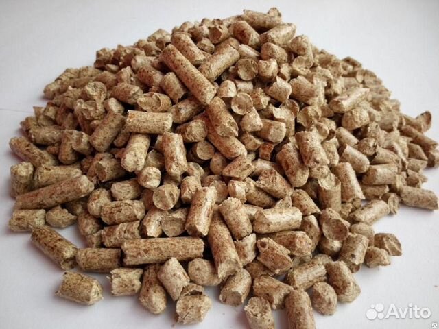 Пеллеты древесные светлые 6 и 8 мм, 1 тонна
