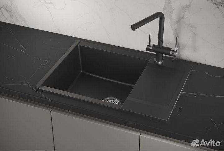 Кухоннай мойка granula estetica (7003, турмалин)