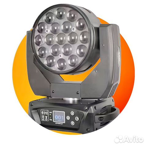 Head wash 19x15 zoom световая голова