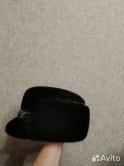 Норковая шапка мужская