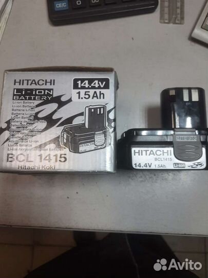 Аккумулятор Hitachi BCL1415 Li-ion 14,4V Оригинал