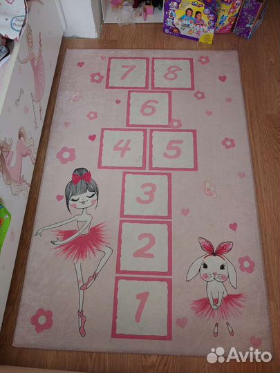 Ковер детский для девочки