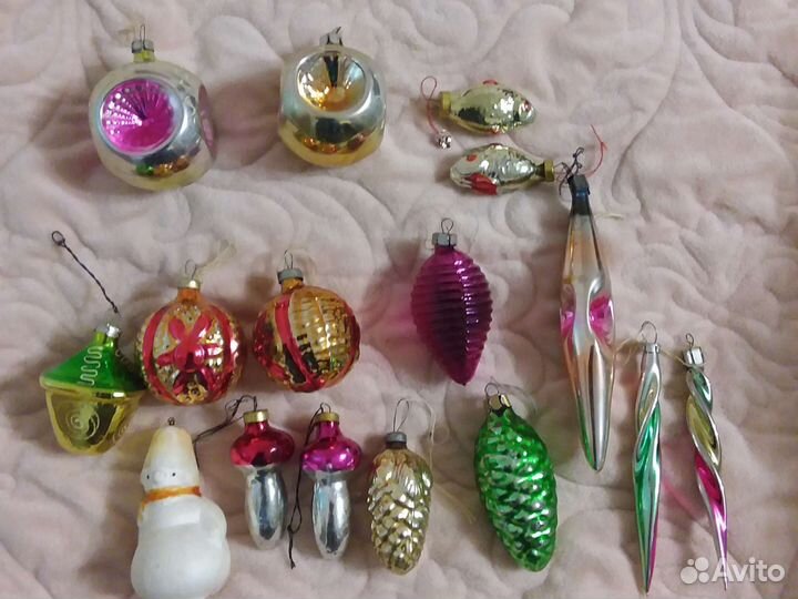 Елочные игрушки СССР