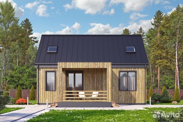 Каркасный дом под ключ 135м2 Барнхаус135