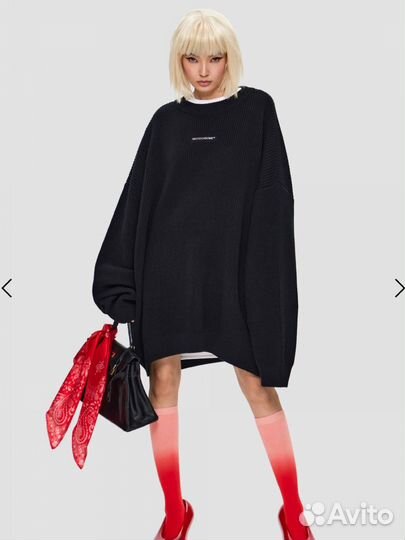 Monochrome свитер soft black