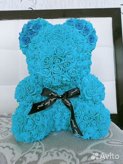 Мишка из розочек (доставка)