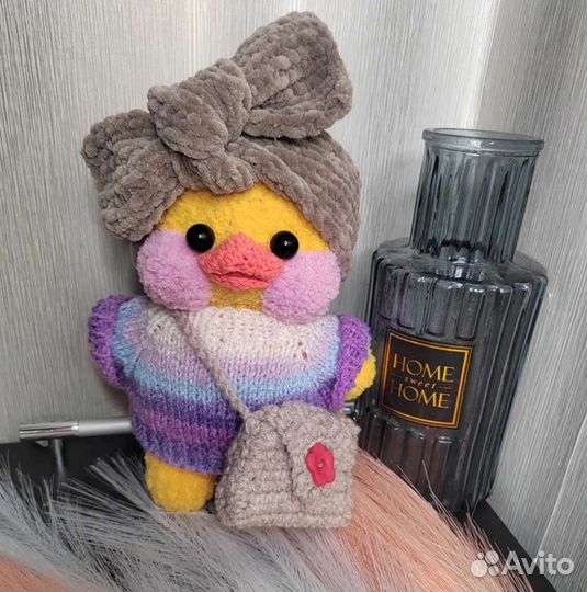 Уточка лалафанфан тик ток игрушка ручная работа вя
