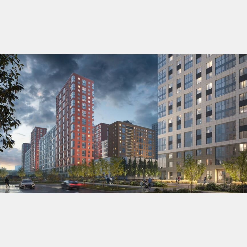 3-к. квартира, 56,9 м², 18/25 эт.