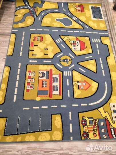 Ковер детский с дорогами