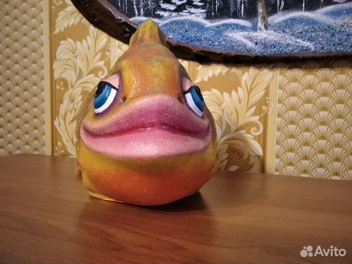 Рыба копилка ручной работы